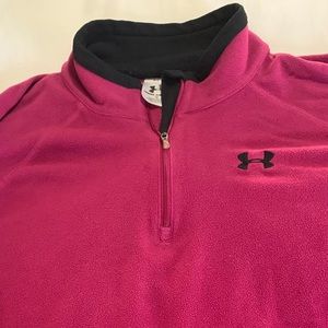 Women’s under armour fleece, pink, medium